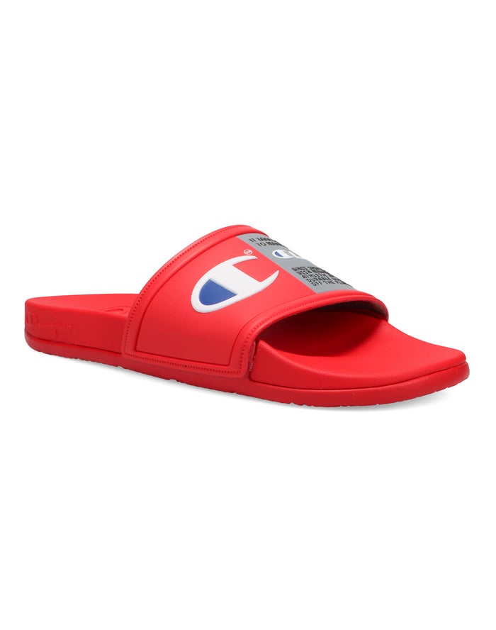 Champion Mens Slides NZ - Ipo Squish Red ( 6107-RZTSD )